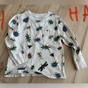 Hanna Andersson Colorful Insect Print Long Sleeve Shirt